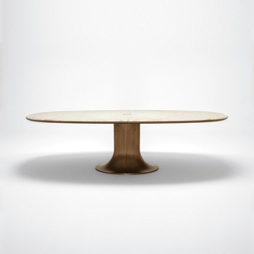 Giorgetti Овальный мраморный стол sun-id-1441618 - Вид №1