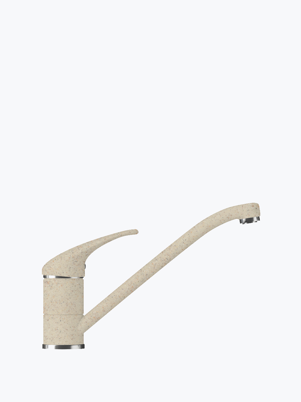 726316 Смеситель кухонный "Низкий" в тон мойки Polygran 