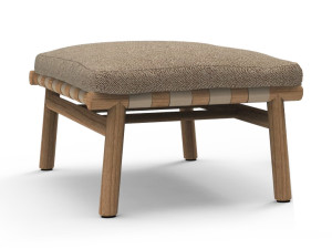 Прямоугольная подставка для ног из тикового дерева