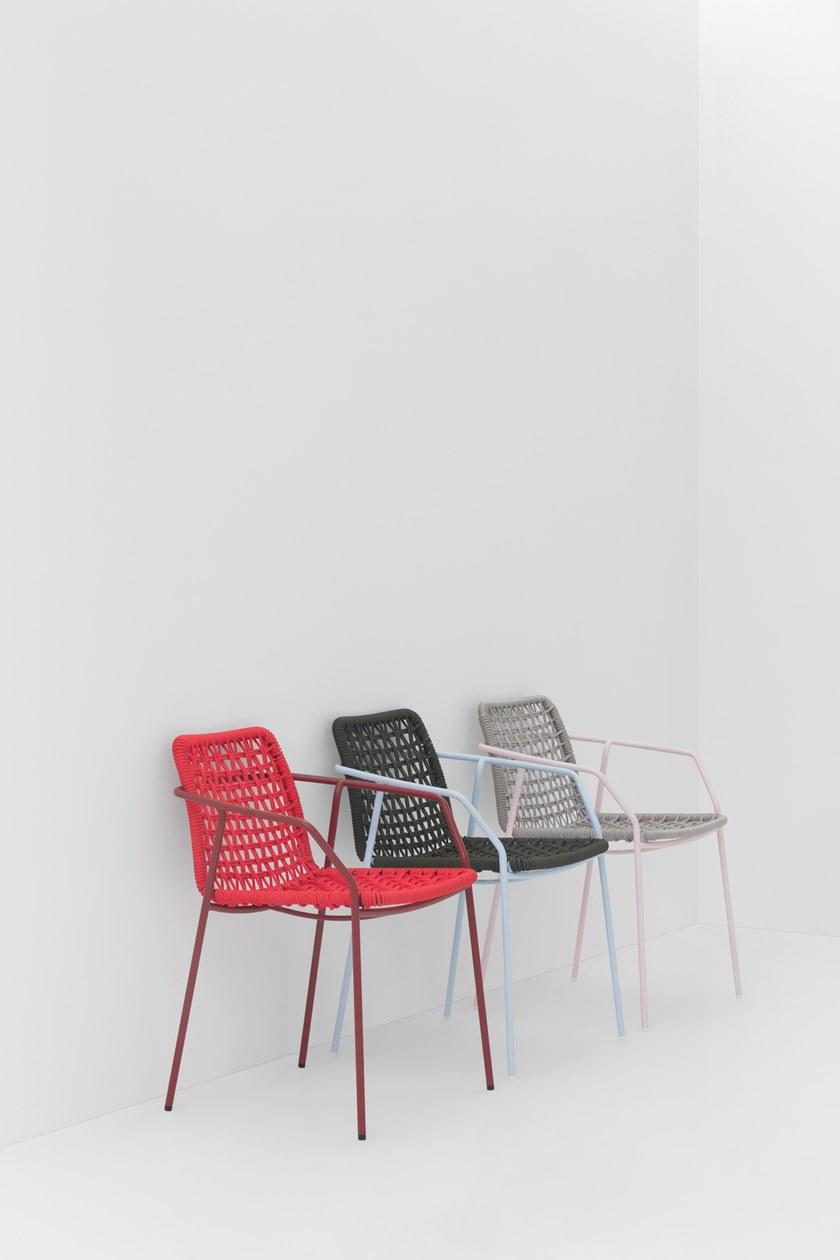 Billiani Кресло из металла и морского троса Sey 691 - Вид №7