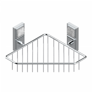 A2R-3623 Мыльница-сетка большая угловая с фланцами 200 x 200 мм Thg-paris Masque de Femme, lunaire Хром
