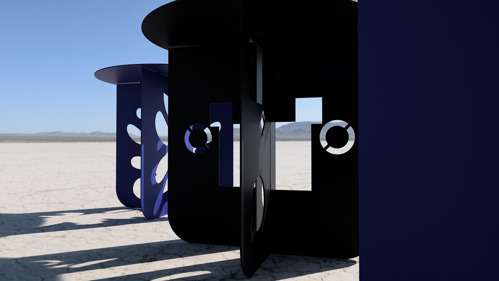 Круглый стол из листового металла Shishka Project Art Table ARCH-00027344 - Вид №12