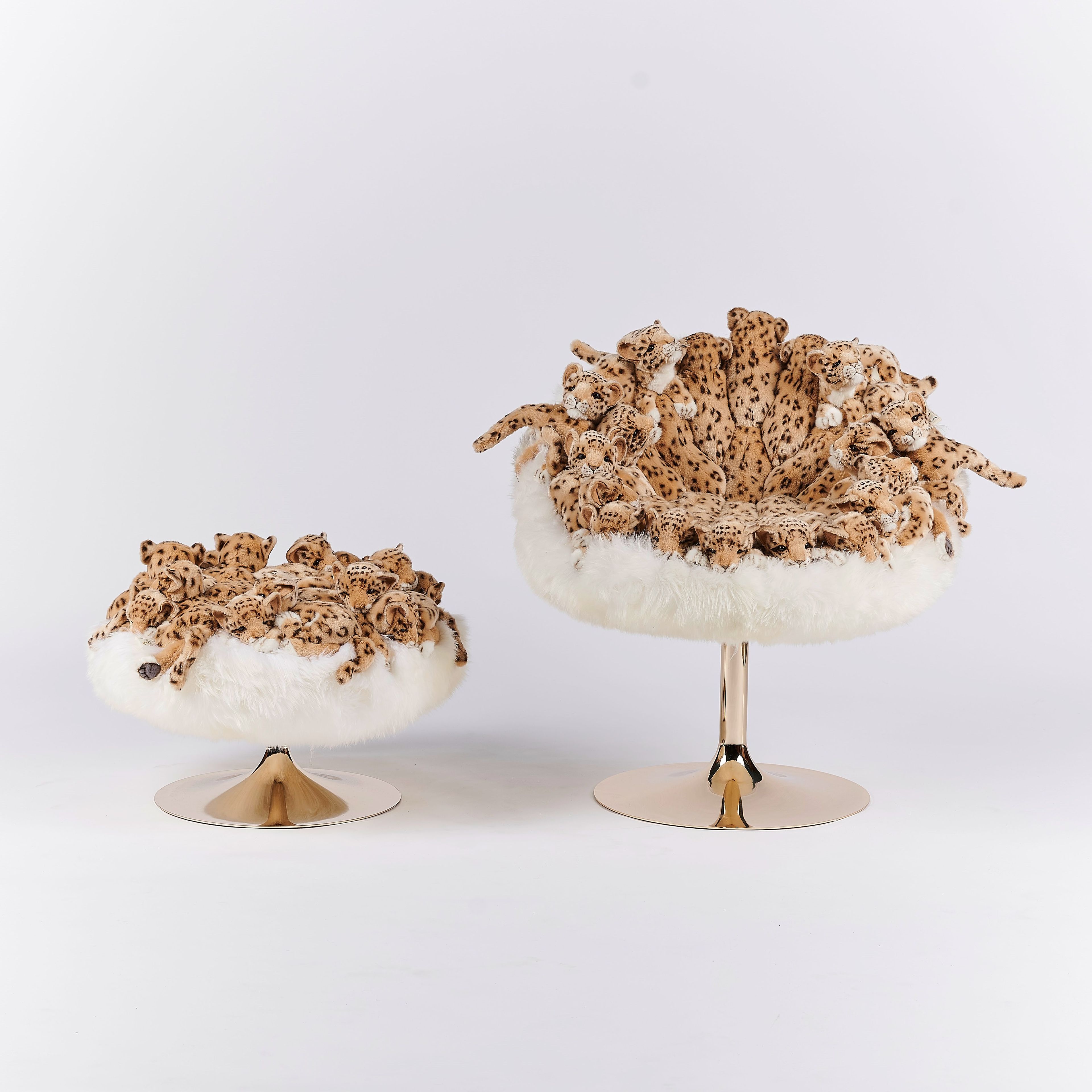 Полиэстер круглый пуф APCOLLECTION Leo ARCH-00038377 - Вид №1