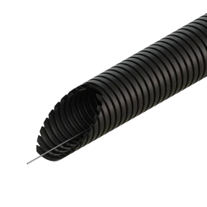 Труба гофрированная Экопласт ПНД D50 мм 15 м легкая цвет черный