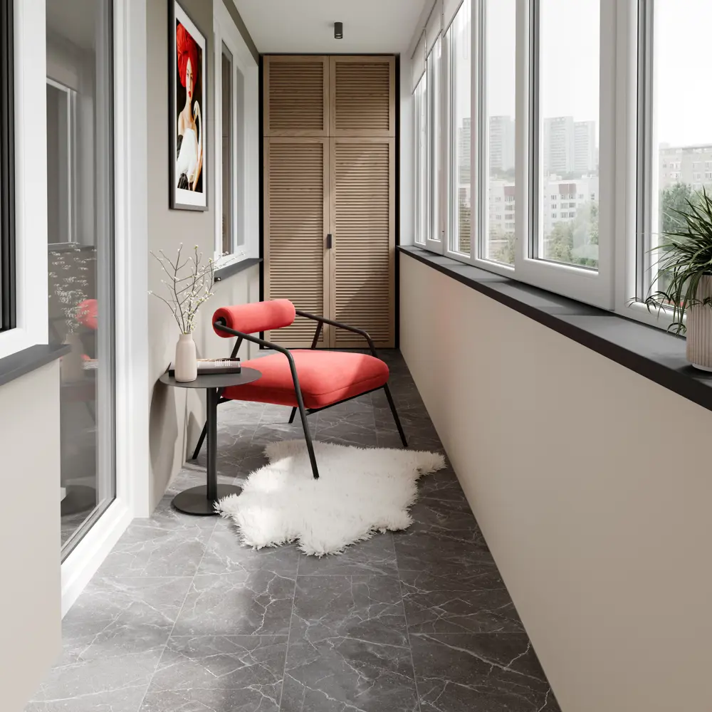 Глазурованный керамогранит LB Ceramics Эпоха 30x60.3 см 1.44 м² матовый цвет темно-серый 89459627 STLM-2010478