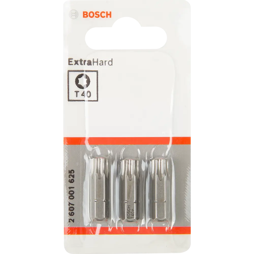 Бита Bosch Extra Hard 2607001625 T40x25 мм, 3 шт. 83433305 STLM-2121292 BOSCH PROFESSIONAL  - Вид №1