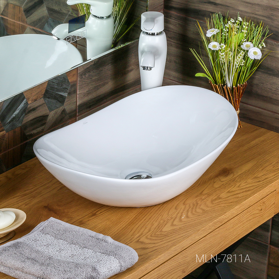 Накладная раковина melana mln-320354 320354-805