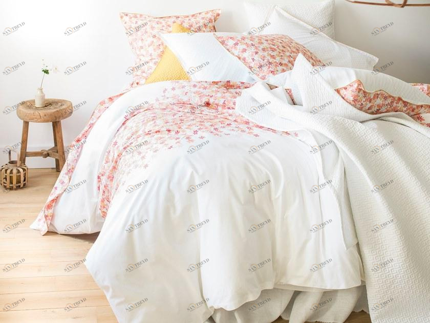 Alexandre Turpault Кровать из хлопка с рисунком и цветочными мотивами Circee sun-id-1410647