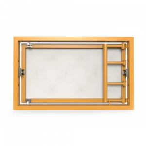 Ревизионный люк под плитку, распашной на присоске 500Х300