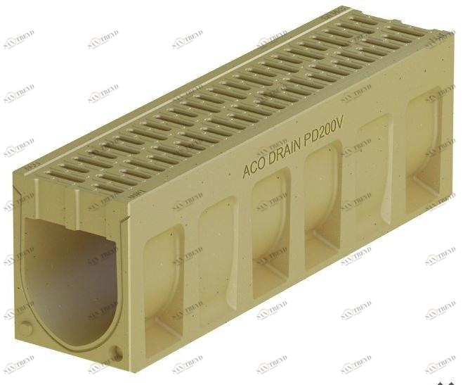 ACO PASSAVANT Канал дренажный из полимербетона Aco drain® monoblock pd 416986