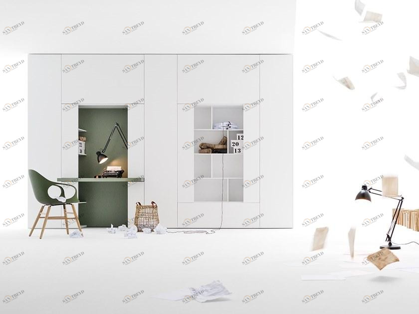 Caccaro Гардероб со столом и витриной Roomy sun-id-1485125