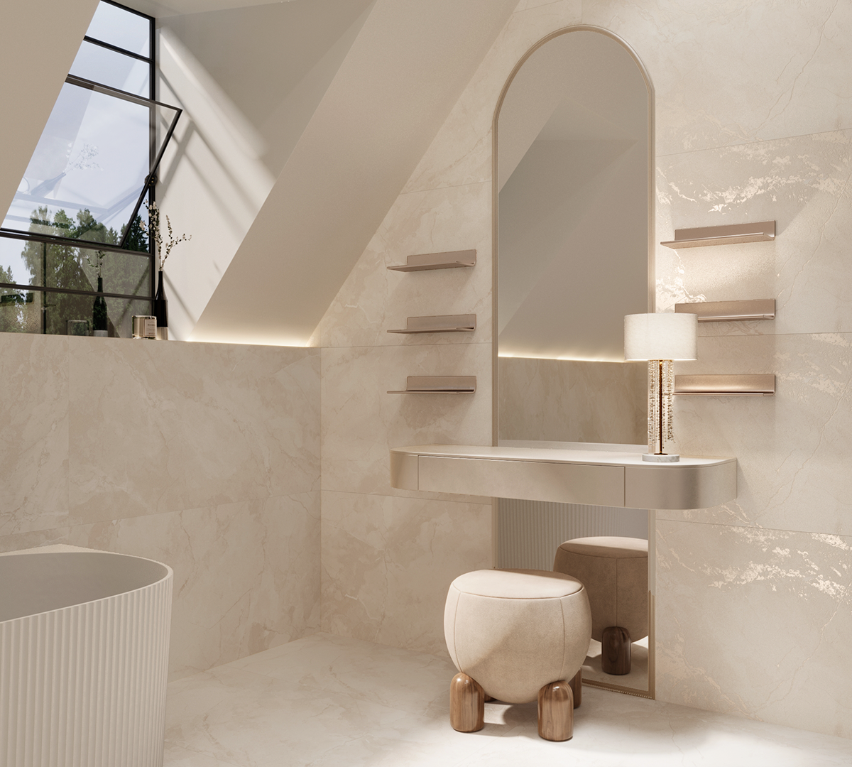 BISMANTO CREMA ARCADIA CERAMICA CR4029-A