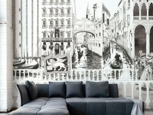 Tecnografica Огнестойкие обои из стекловолокна с пейзажами Collezioni d'arte 60883