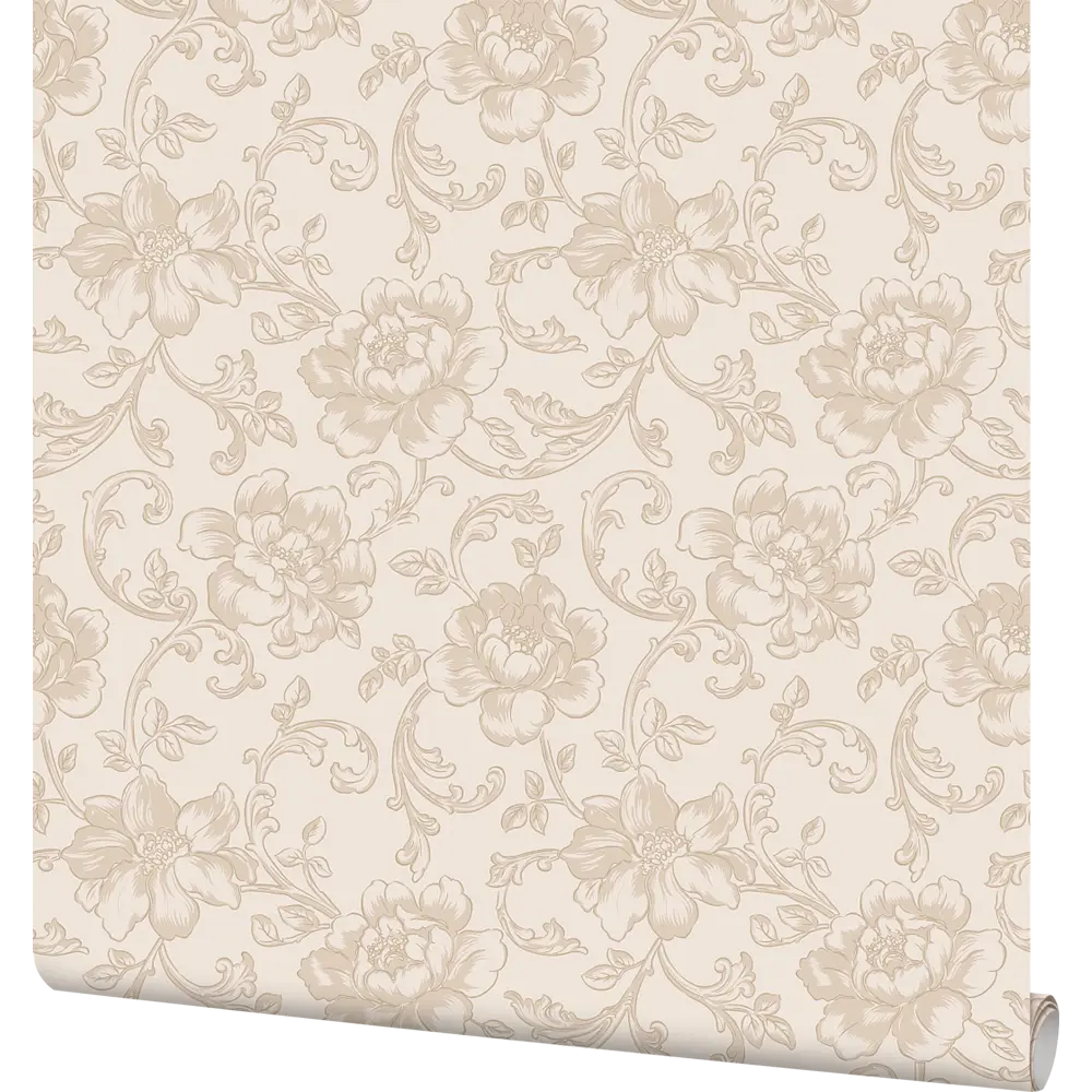 Обои флизелиновые Startdeco Каролина бежевые 1.06 м 688112 STLM-2139687