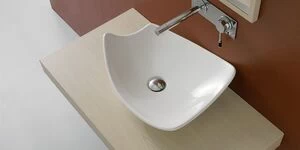 8051 Накладная раковина на столешницу  овальная Scarabeo Ceramiche