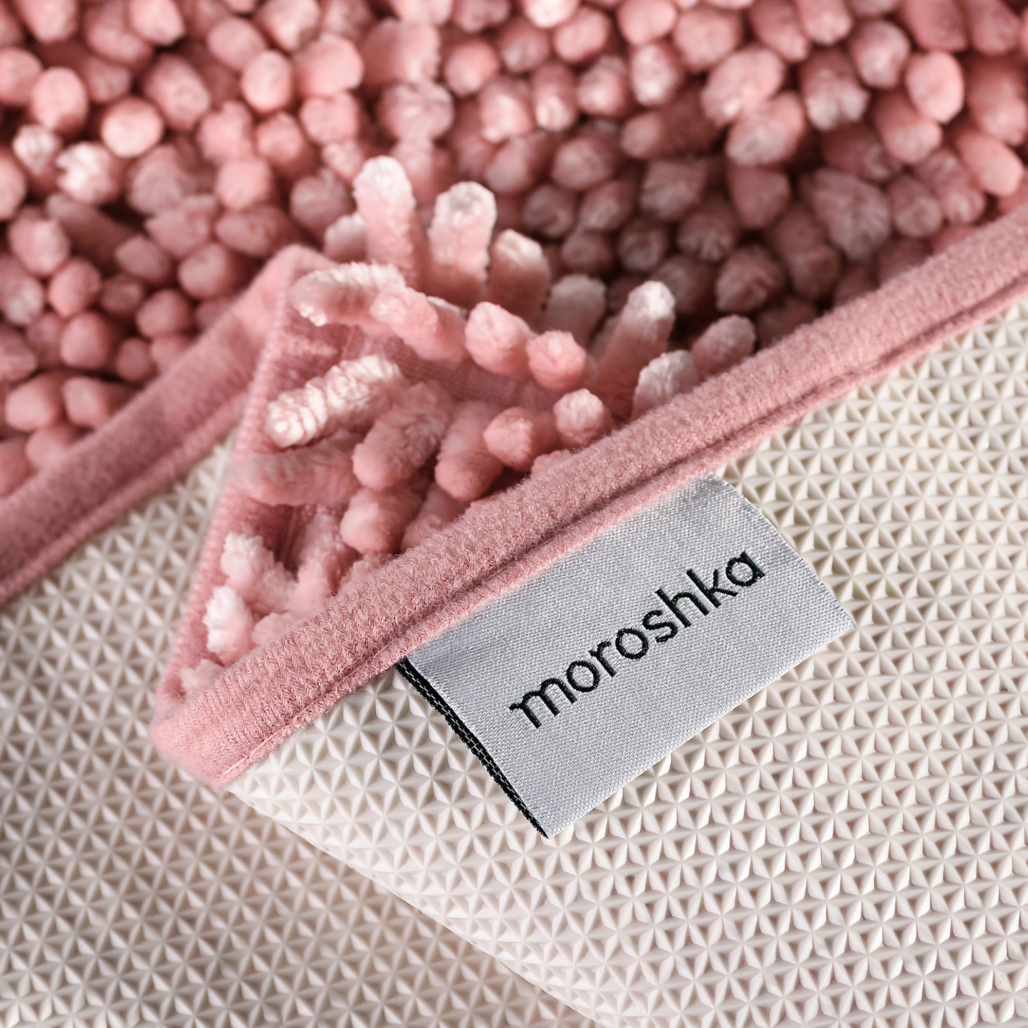 88109924 Коврик для ванной комнаты 40x60 см цвет розовый Lama Santreyd - Вид №2