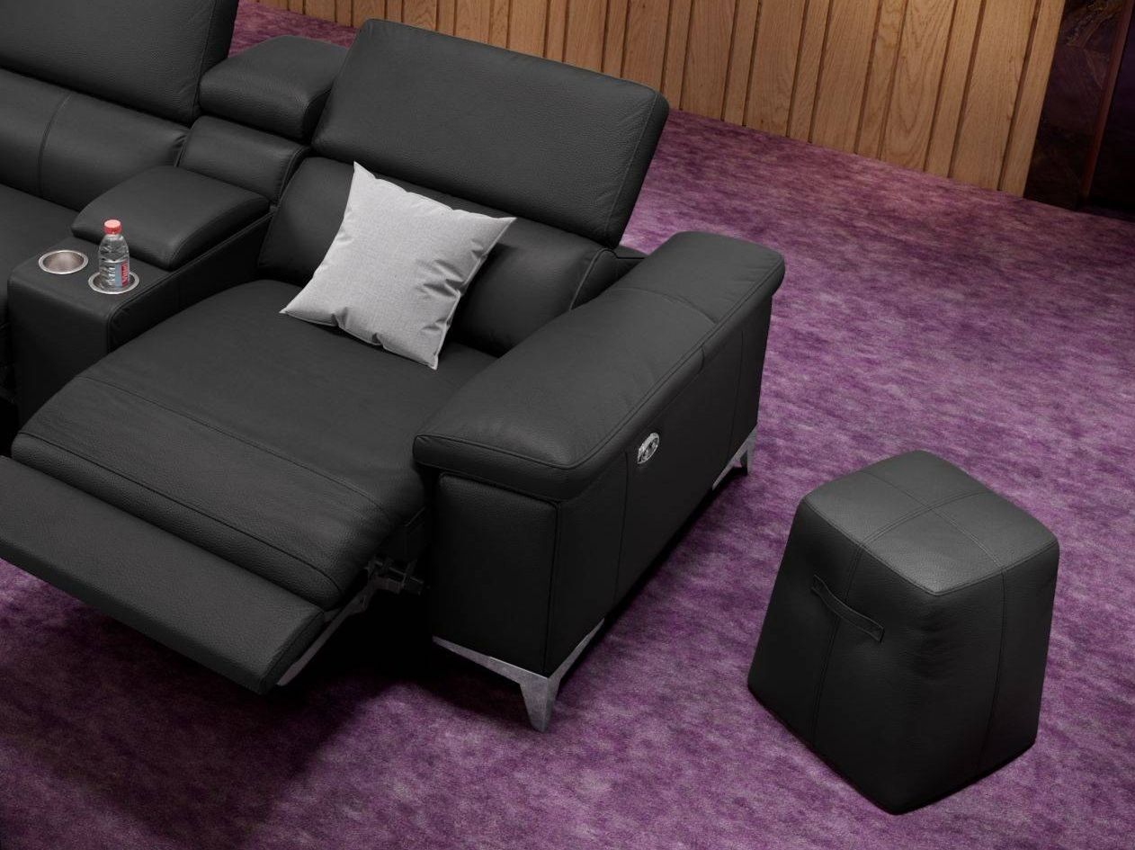 Кожаный пуф Sofanella Venosa ARCH-00123420 - Вид №4