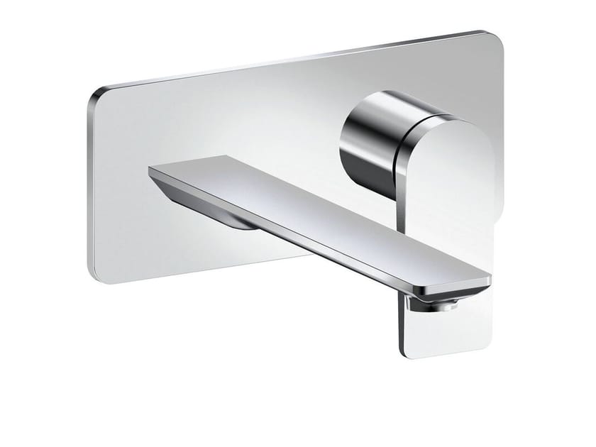 Настенный смеситель для раковины с 2 отверстиями без слива CRISTINA Rubinetterie Blade ARCH-00022991