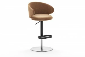 arrmet Регулируемый по высоте табурет из ткани с подставкой для ног Belle