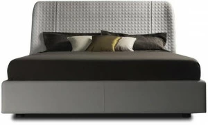 Reflex Двойная кожаная кровать-контейнер Swan