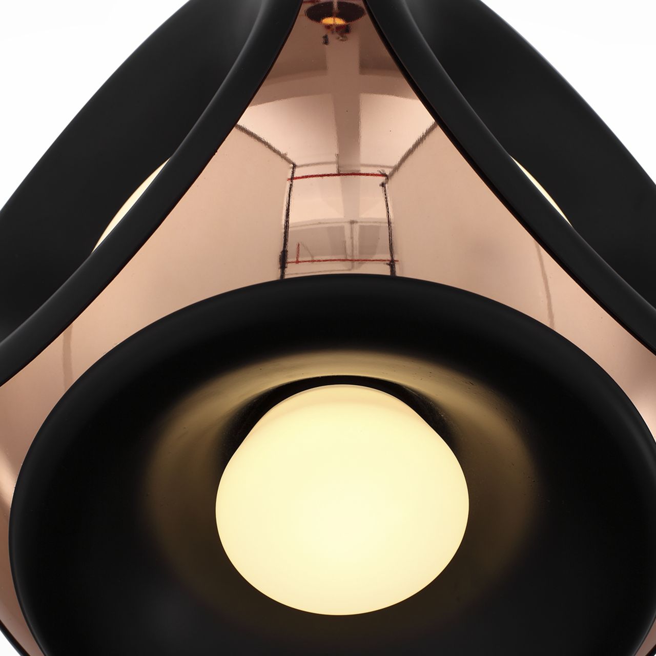 Подвесной светодиодный светильник ST Luce Cratere SL948.303.01 ST LUCE ДИЗАЙНЕРСКИЕ, CRATERE 102824 Медь  - Вид №1