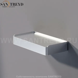 Agape MACH Полка 20 см хромированный сатин AMAC0653SP