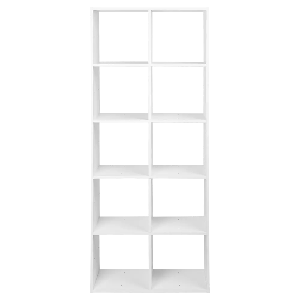 Стеллаж KONSENSA Руан 10 секций 70x173x31.7 см ЛДСП цвет белый STLM-2094368 - Вид №4