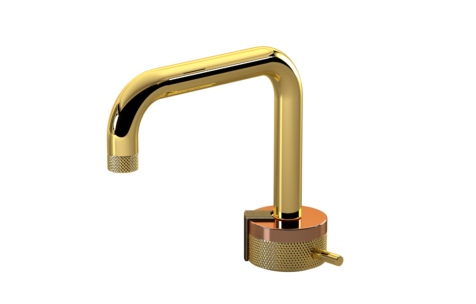 E-11500-R1RG-L2VBB-AU Однорычажный прогрессивный смеситель для раковины - излив 15,3см GRAFF MOD+