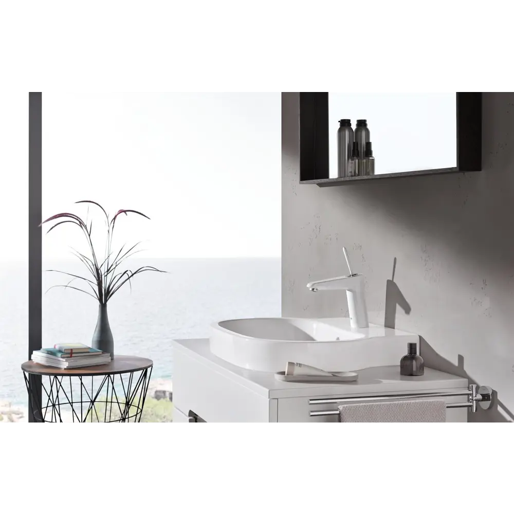 Смеситель для раковины Eurodisc Joy M однорычажный цвет белый 80158238 STLM-2190459 Grohe Eurodisc Joystick - Вид №2