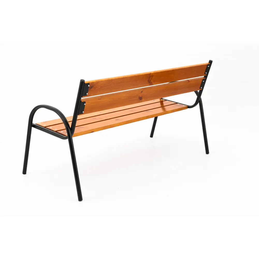 Скамья садовая Констанц 150x61x90 см дерево/металл коричневый 84169777 STLM-2184867 Santreyd  - Вид №1