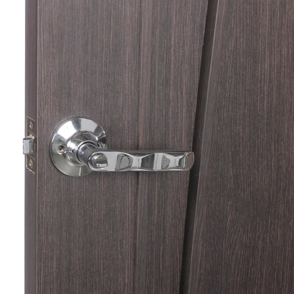 Ручка-защелка 624/BL PB-B с фиксатором ЦАМ, цвет хром FUARO STLM-2007849 - Вид №4