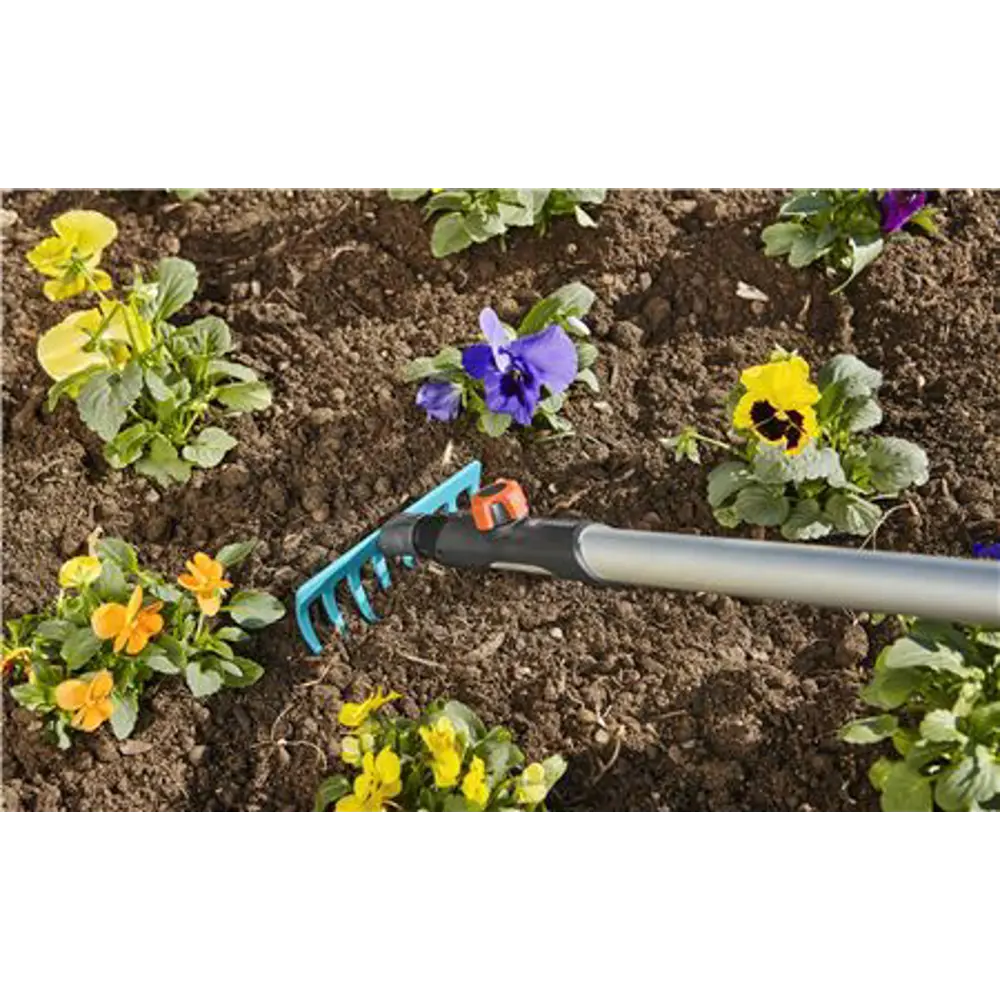 Грабли прямые Gardena 16 зубьев 41 см сталь, без черенка Combisystem 14370601 STLM-2050689  - Вид №2