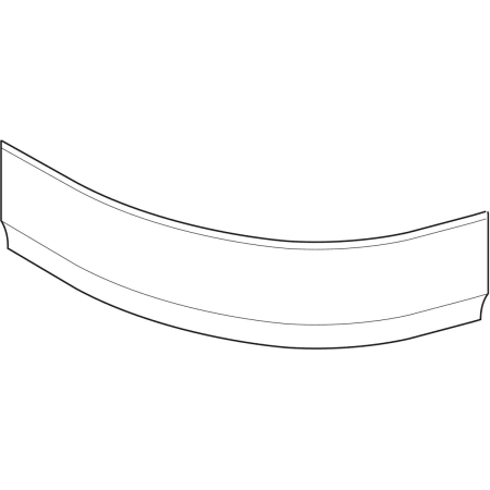 554.824.01.1 Передняя обшивка Geberit Renova для асимметричной ванны, правая Geberit  - Вид №7