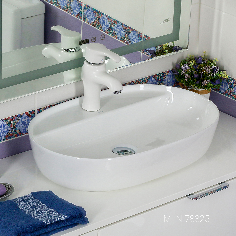 Накладная раковина melana mln-78325 78325-805