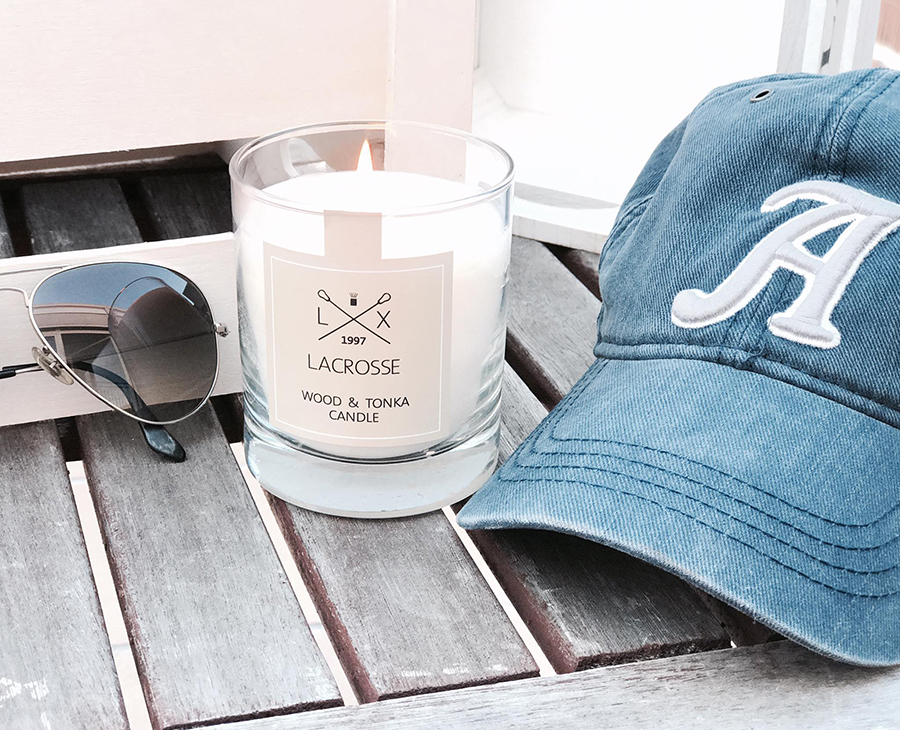 VV040WTLC Свеча ароматическая lacrosse, Дерево и тонка, 40 ч Ambientair  - Вид №2