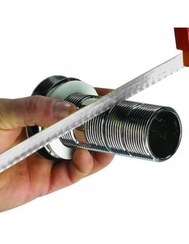 122300 000 00  Универсальный слив для умывальника со встроенным сифоном Сифонетка, двустворчатый клапан Д. 65 мм, нержавеющая сталь и хромированный АБС Valentin Хром  - Вид №4