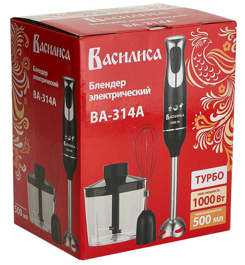 9050516 Блендер погружной Василиса ВА-314А черный STDN-0139906 - Вид №1