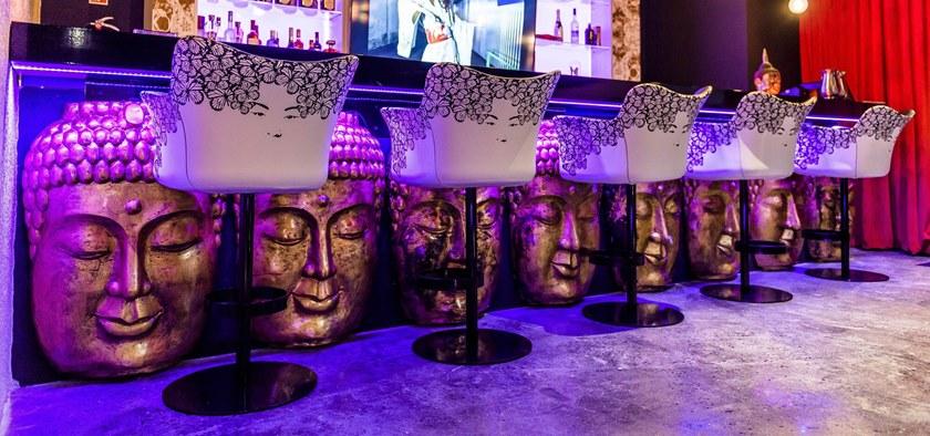 MORADA Высокий табурет в коже с газлифтом Jenn Jenn bsa - Вид №2