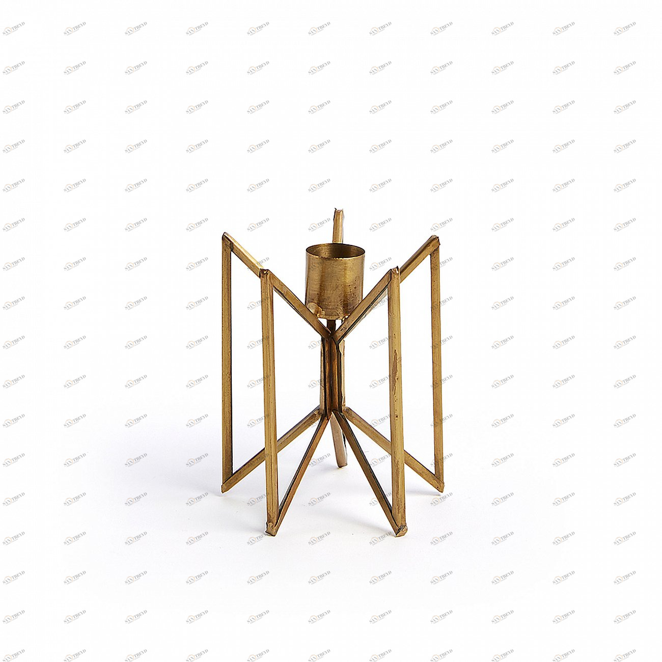 Подсвечник металлический золотистый Cassius от La Forma LA FORMA CASSIUS 00-3865145 Золото 