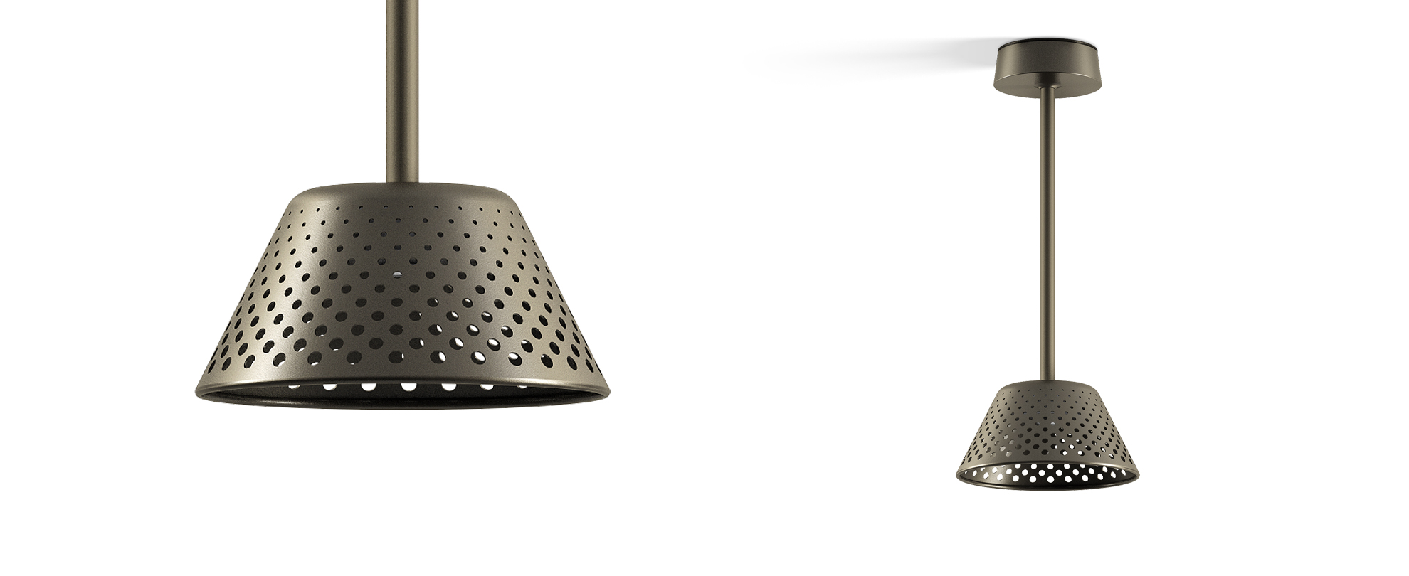 3270166 Потолочный светильник Platek MESH Soffitto  MESH h. 480 mm - LED 4000K 87°  - Вид №1