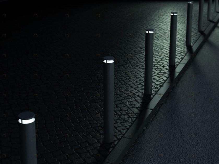 mmcité1 Стальной фиксированный столб с подсветкой sun-id-1470286