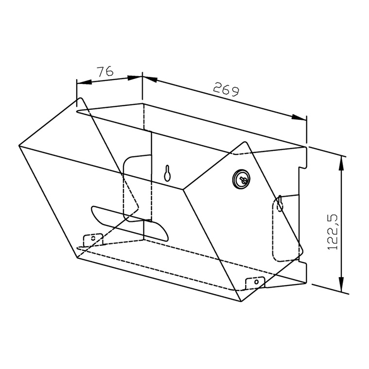 727520 Диспенсер для салфеток WP118 WAGNER_EWAR A-LINE Wagner Ewar  - Вид №1