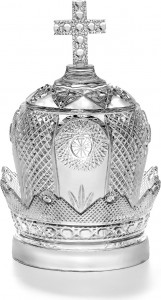 10616733 Avdeev Crystal Сувенир "Шапка Мономаха" большая Хрусталь