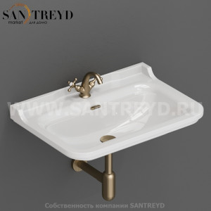 4141K3 Пьедестал для раковины прямоугольная Kerasan  белая