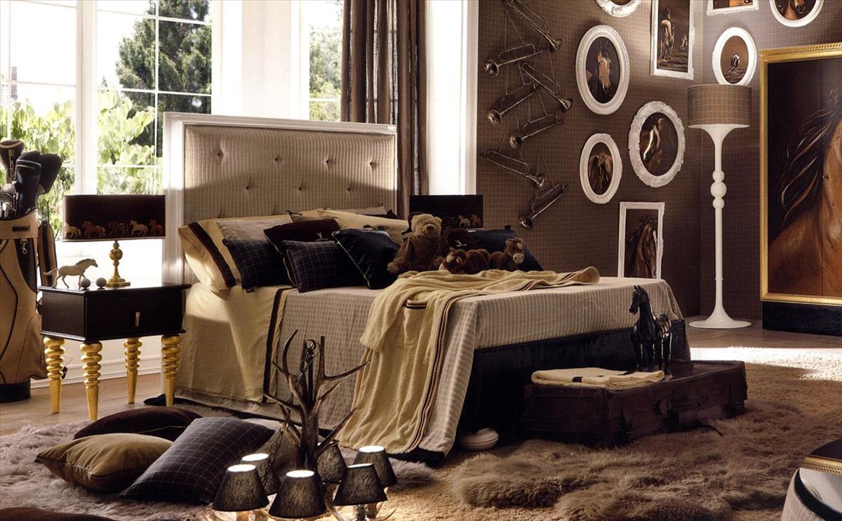 Кровать Spirit ALTAMODA AH300/SI/BOTTONE 