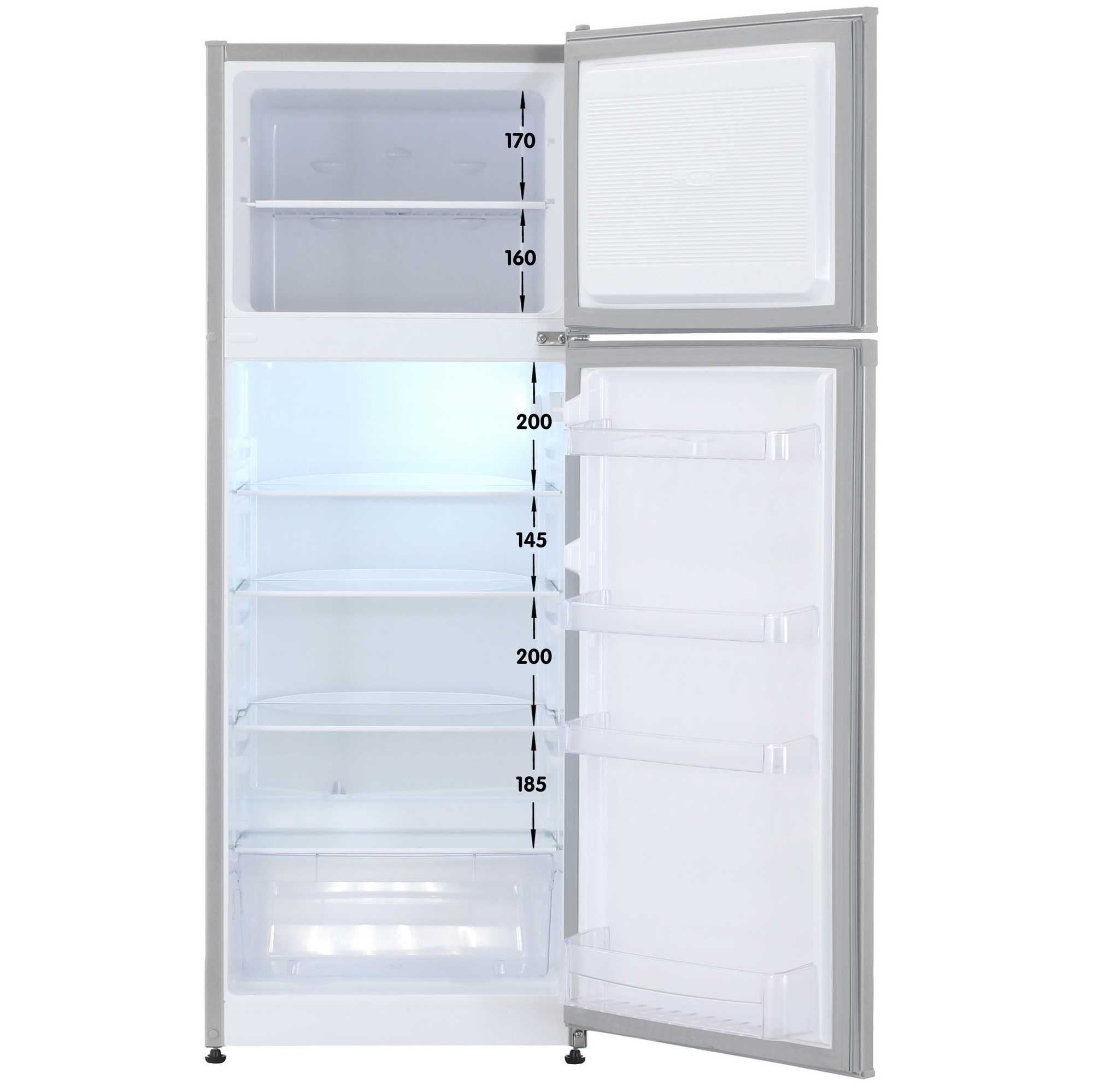 9056364 Холодильник с морозильником   Nordfrost  NRT 145 132 серебристый STDN-0021768 - Вид №1