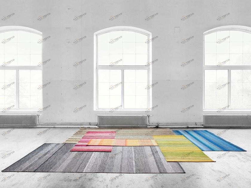 Kasthall Ковер из шерсти в прямоугольную полоску  42950 