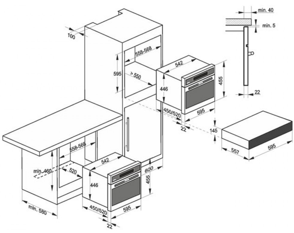 5370967 Встраиваемая микроволновая печь Kaiser EM 6307 R серебристый STDN-0063017 - Вид №4