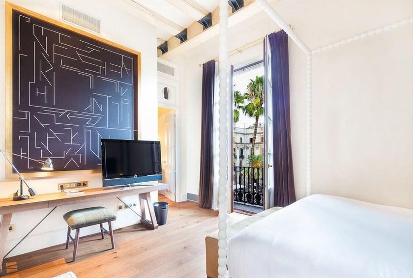 Mambo Unlimited Ideas Низкий табурет, обитый кожей Nano sun-id-1487906 - Вид №4