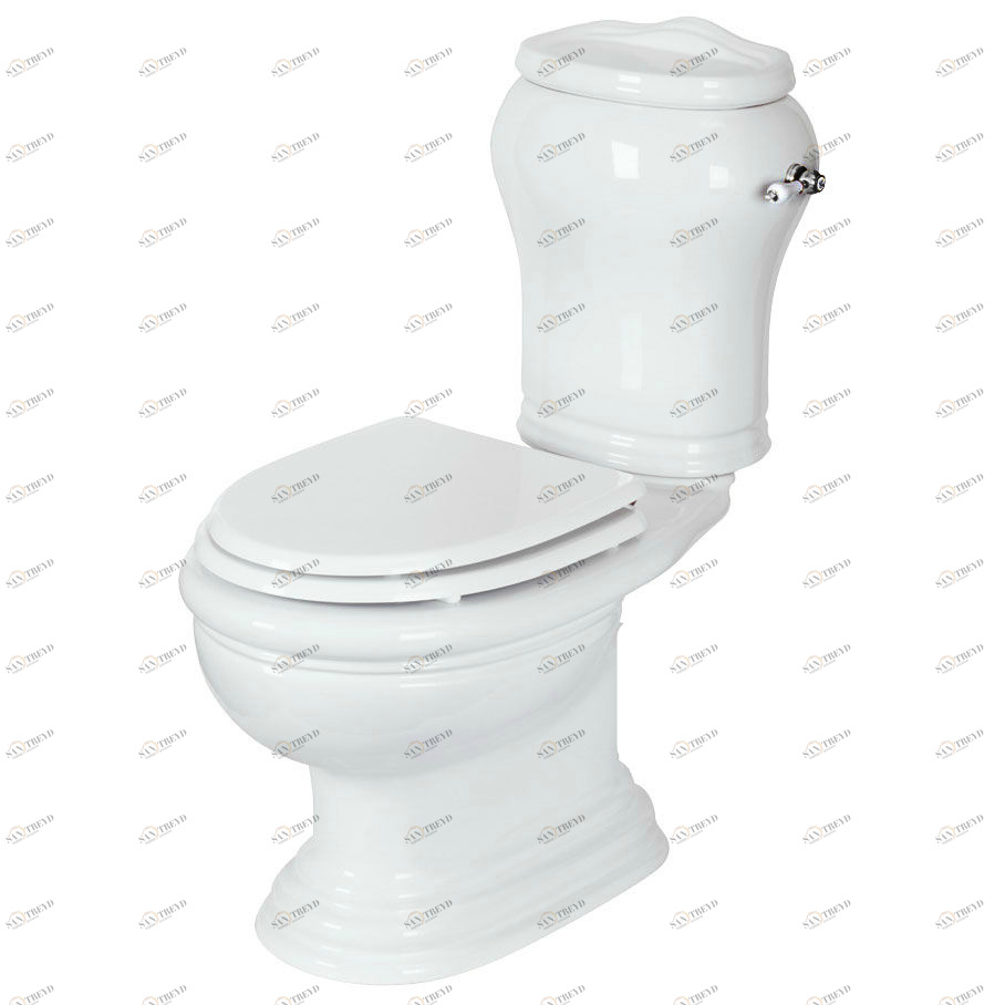 ML.MLD-25.702.BI/ML.MLD-25.708.BI/ML.OLV-29.012/ML.OLV-29.015/ML.RIC-29.040.BI.CR Компакт унитаз с бачком Хромированный Migliore  Италия 